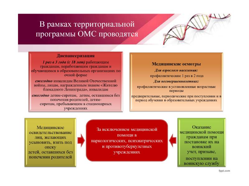 Базовая и территориальная программа омс презентация