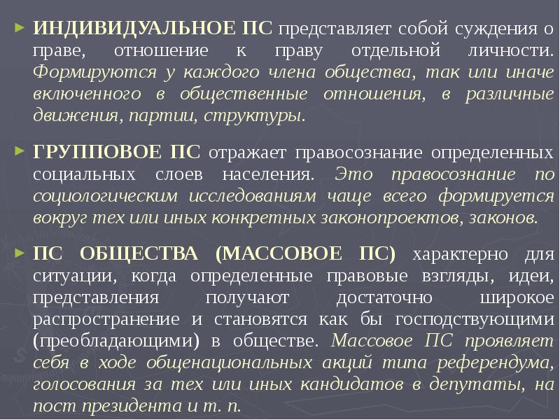 Правовая культура общества и индивида