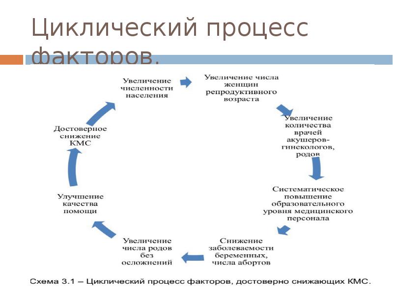 Теория циклических процессов. Циклическое развитие общества. Цикличность процессов. Факторы влияющие на материнскую смертность. Циклический процесс.