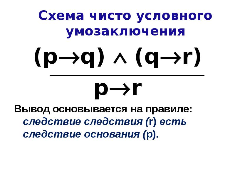 Условно чистый. Силлогизмы из сложных суждений. Чисто условное умозаключение пример. Выводы из сложных суждений. Дедуктивные умозаключения выводы из сложных суждений.