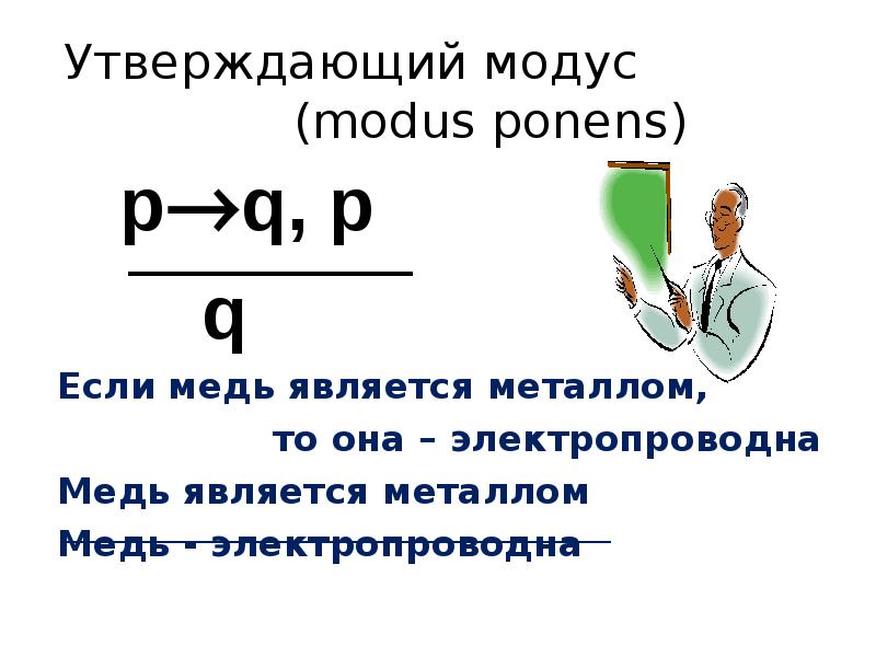 Схема отрицающе утверждающего модуса