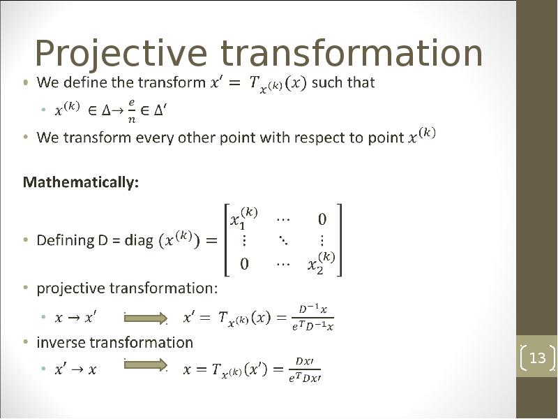 Projective transformation Projective transformation
