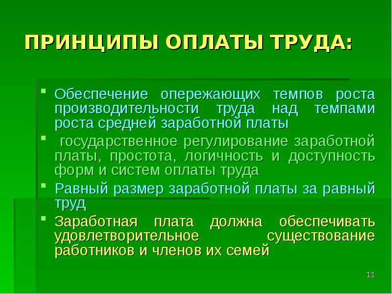 Государственное регулирование заработной платы презентация