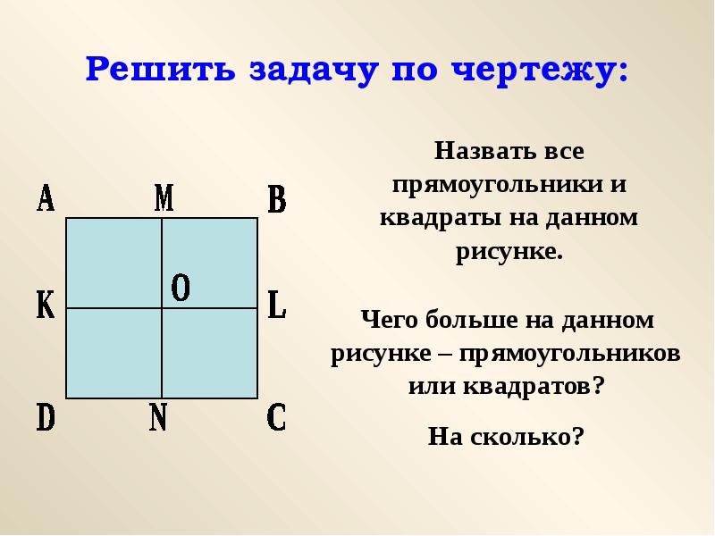 Чтобы посчитать сколько квадратов на каждом рисунке составь по одному