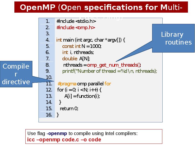 Parallel programming. Программа параллель.