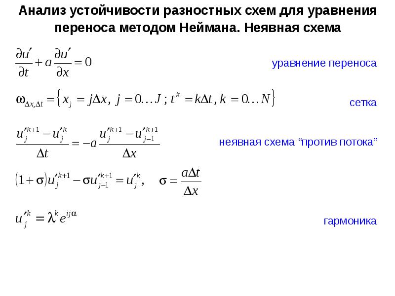 Конечно разностная схема это