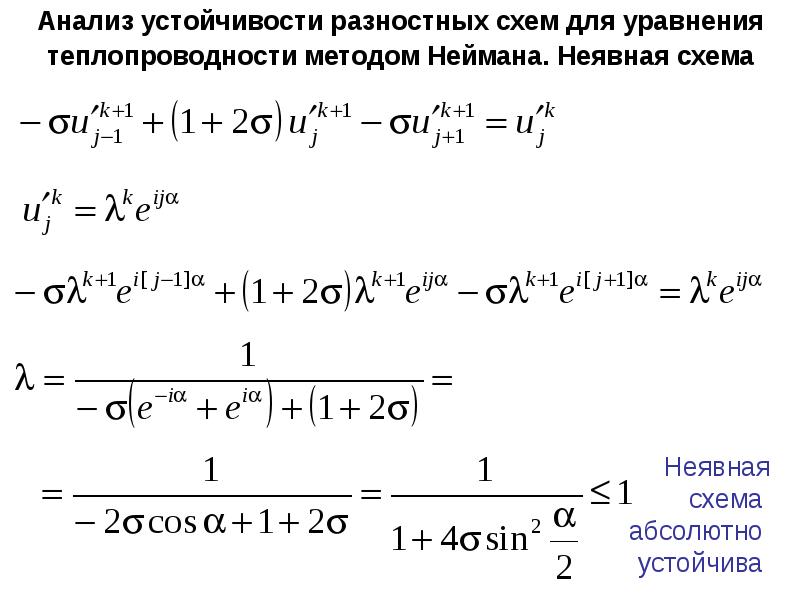 Конечно разностная схема второго порядка - 96 фото