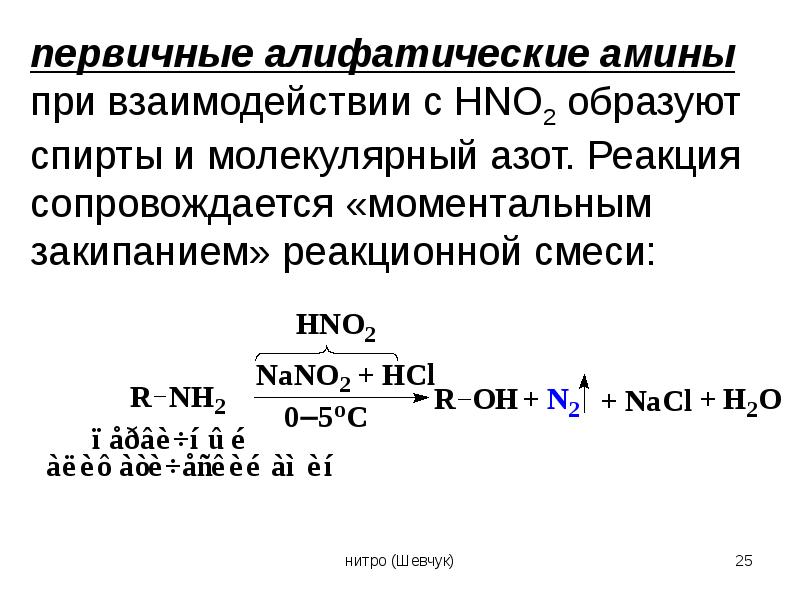 Нитросоединения презентация 10 класс профильный уровень