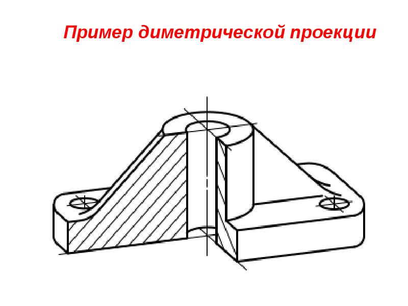 Рисунок аксонометрической проекции