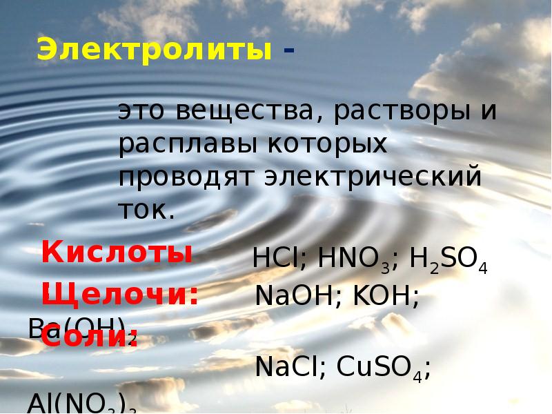 Роль воды в химических реакциях презентация 11 класс