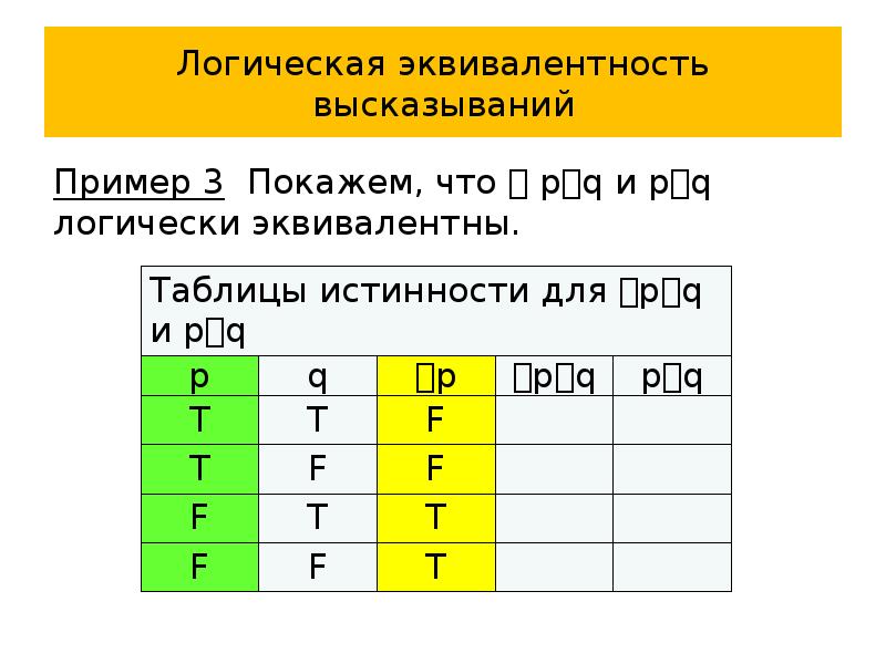 Задача логики высказываний