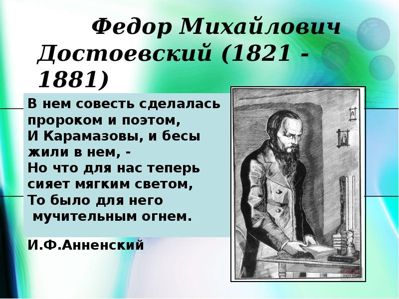 Ф м достоевского 1821 1881. Фёдор Достоевский 1821-1881. Достоевский презентация.