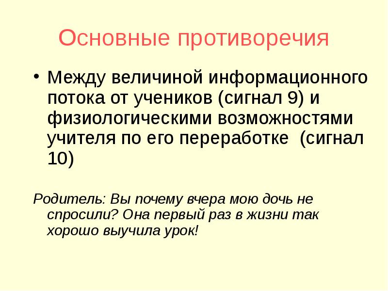 Что такое противоречие