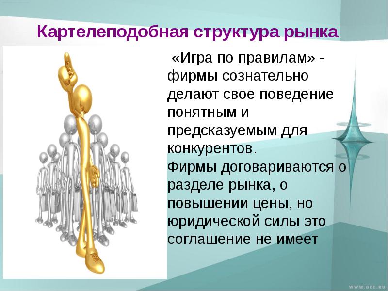 Представьте что вы делаете презентацию к уроку обществознания по теме олигополия