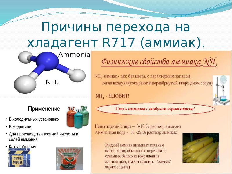 Фреоны применяются во многих областях ответы. Холодильный агент r717. R717 Хладагент характеристики. Аммиак Хладагент. Фреон аммиак 717.