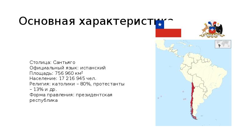 Описание страны чили по плану 7 класс география