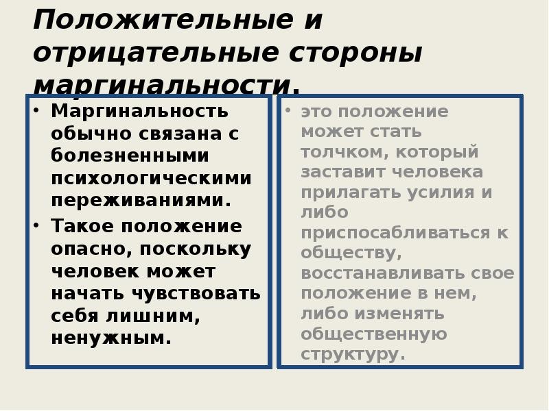 Маргинальность Как Стиль Жизни Отдельных Категорий Населения