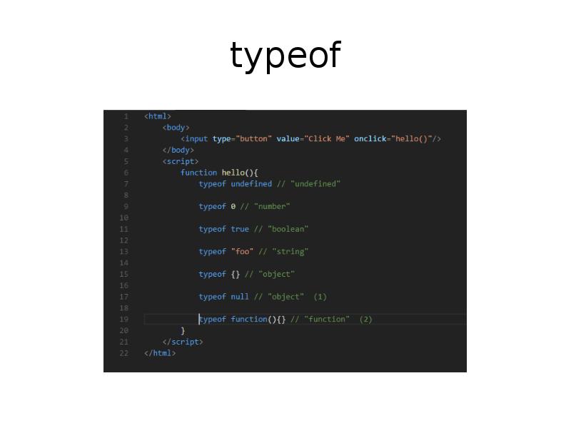 typeof typeof