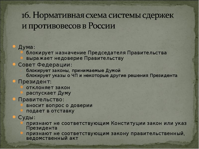 Дума выражает недоверие правительству. Общая характеристика государства по Конституции РФ. Характеристика государства по Конституции. Особенности Конституции РФ презентация. Охарактеризуйте 1 главу Конституции.