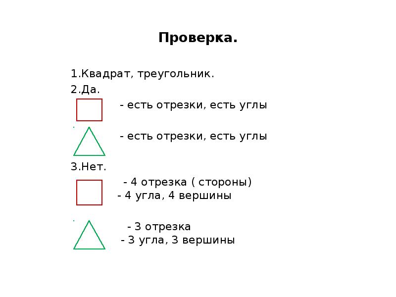 4 отрезка 4 вершины