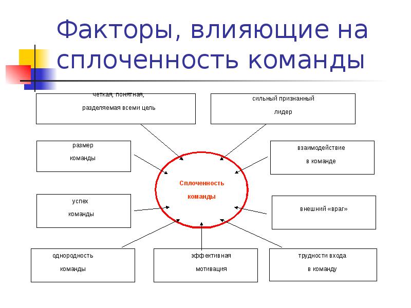 Схема взаимодействия команды проекта