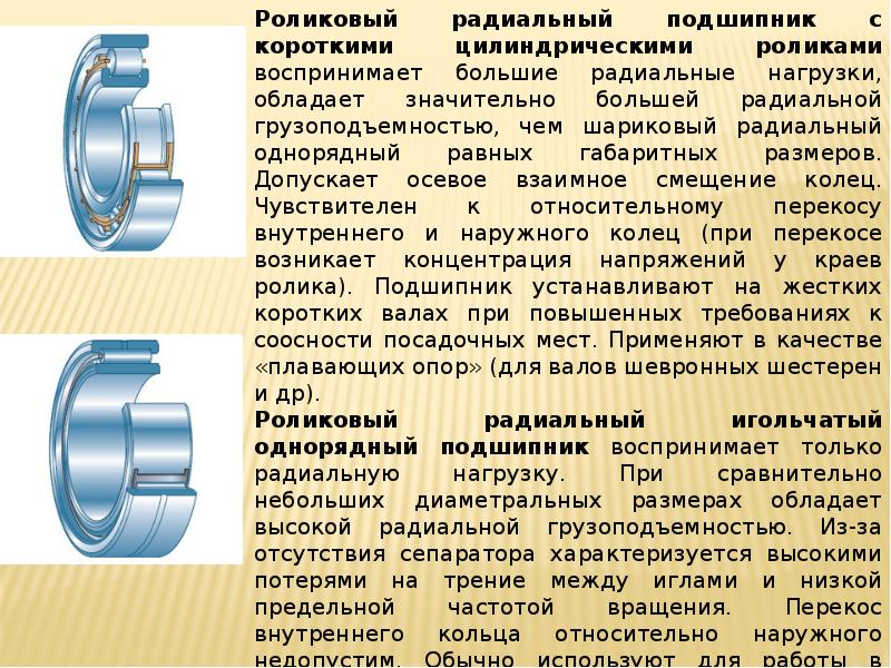 Подшипники презентация по деталям машин