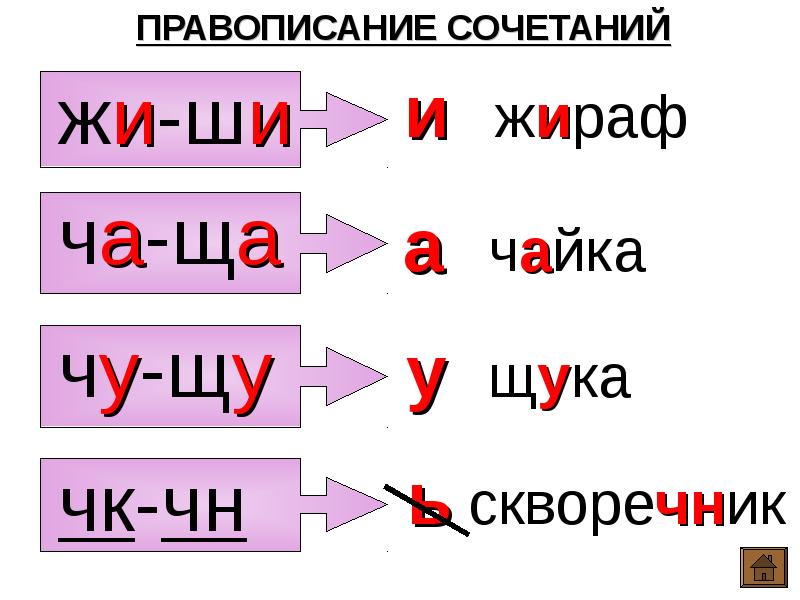 Правила русского языка для 1 класса в картинках распечатать