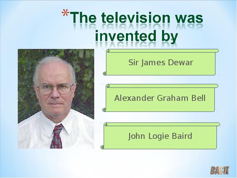 Television was invented