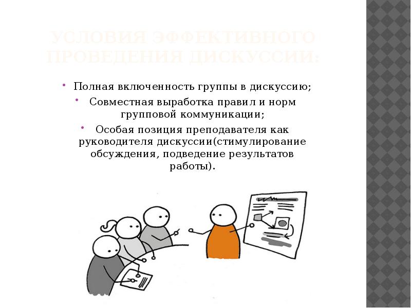 Положение профессора. Совместная выработка правил дискуссии. Открытая дискуссия и подведение итогов обсуждения. Подведение итогов юмор. Подведение итогов Мем.