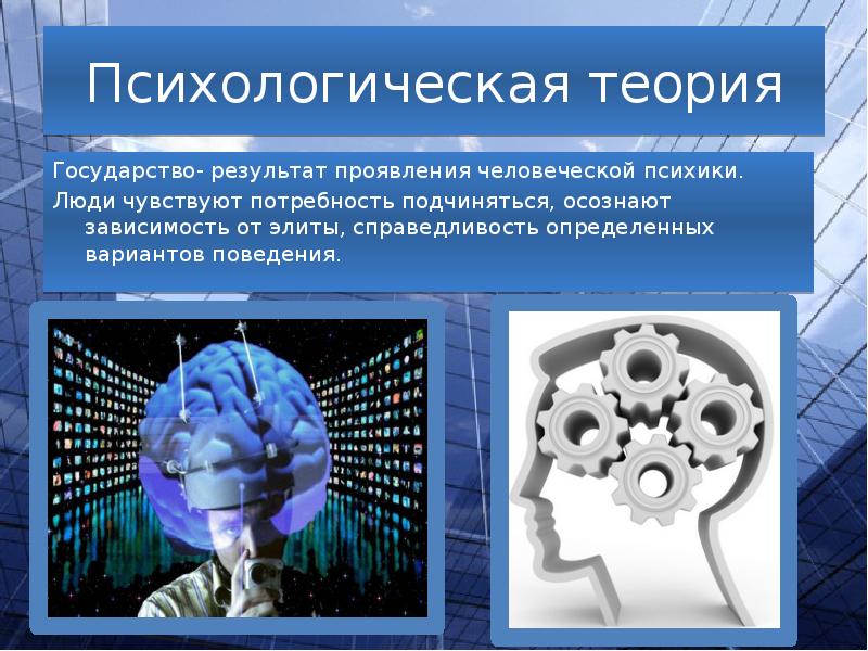 Психологическая теория происхождения права презентация