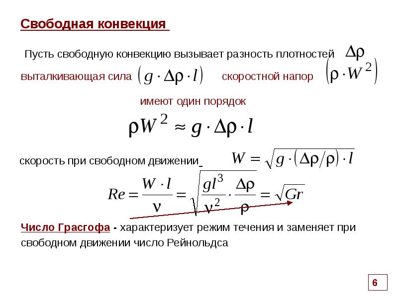 Свободно конвективный теплообмен