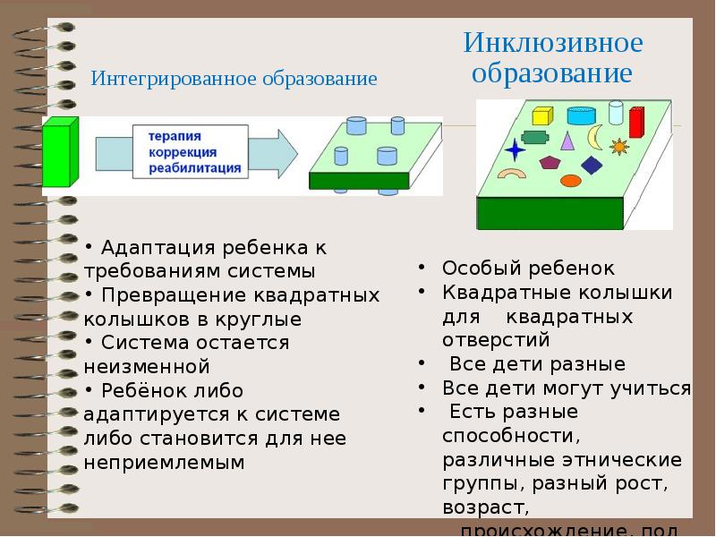 Интеграция и инклюзия презентация