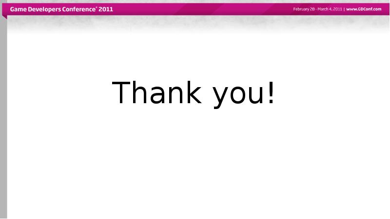Thank you! Thank you!