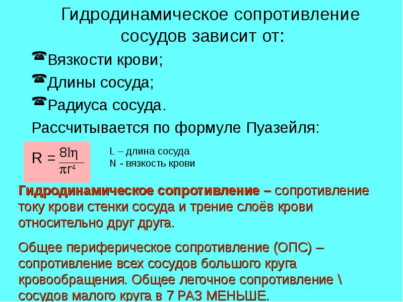 Периферическое сопротивление артерий