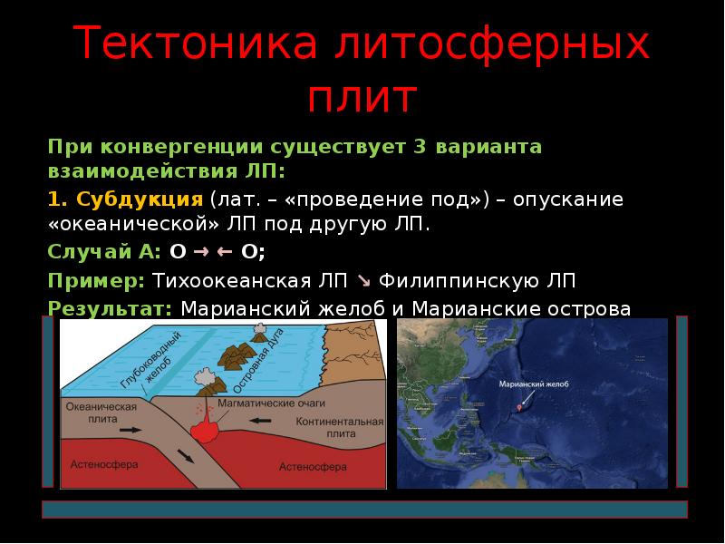 Какая карта необходима для изучения движения литосферных