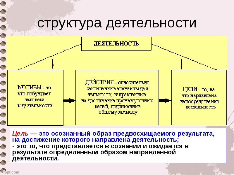 Виды деятельности человека и их особенности проект