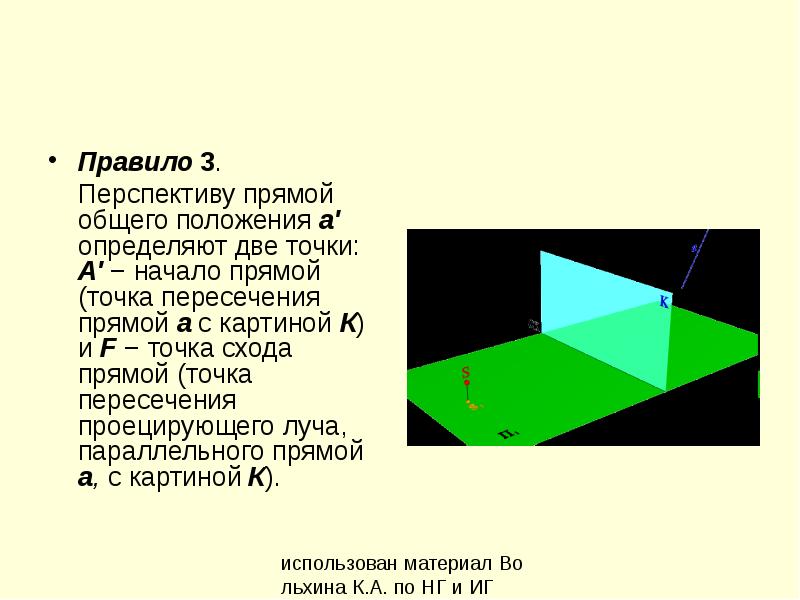 Прямая общего порядка