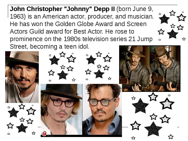 Fun Facts About Johnny Depp