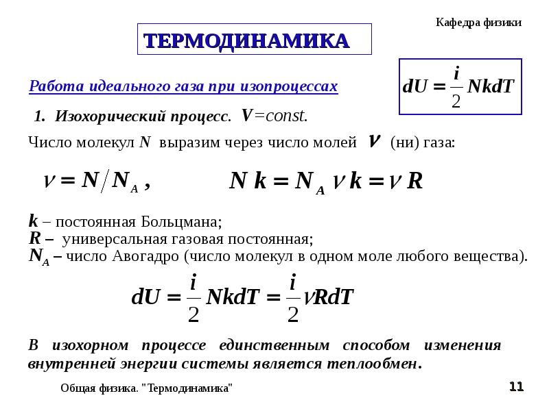 Количество теплоты работа внешних сил