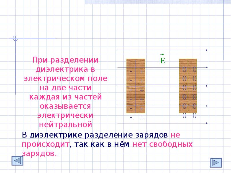 Диэлектрики в электрическом поле презентация 10 класс