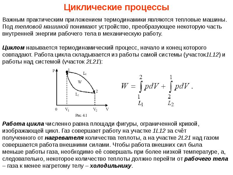 Типы циклических процессов. Циклический процесс. Циклические процессы примеры. В циклическом процессе ГАЗ … .. Круговые циклы в термодинамике.