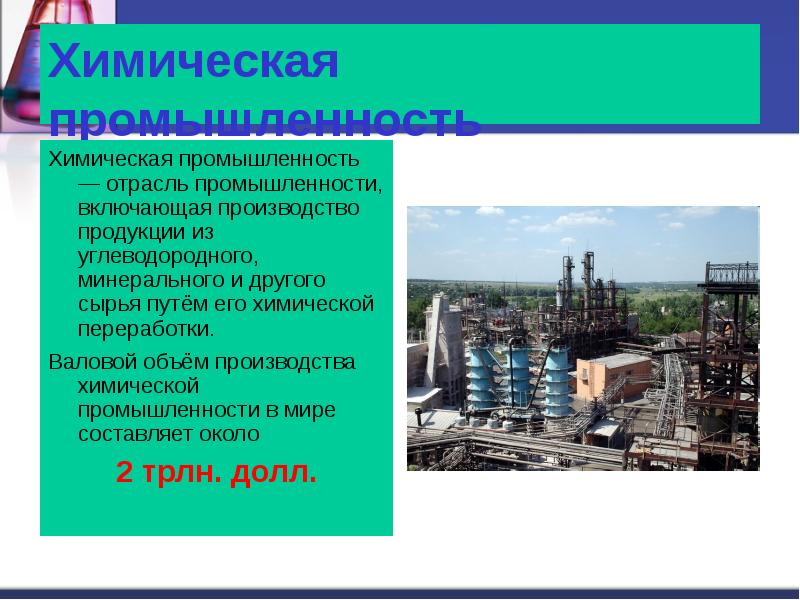 Мировая химическая промышленность презентация