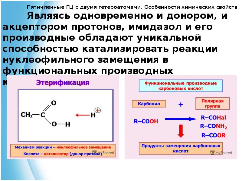 Гетероциклические соединения химические свойства. Замещение карбоксильной группы на галоген. Пятичленные циклы с двумя гетероатомами. Пятичленные гетероциклические соединения с двумя гетероатомами. Пятичленные гетероциклические соединения химические свойства.