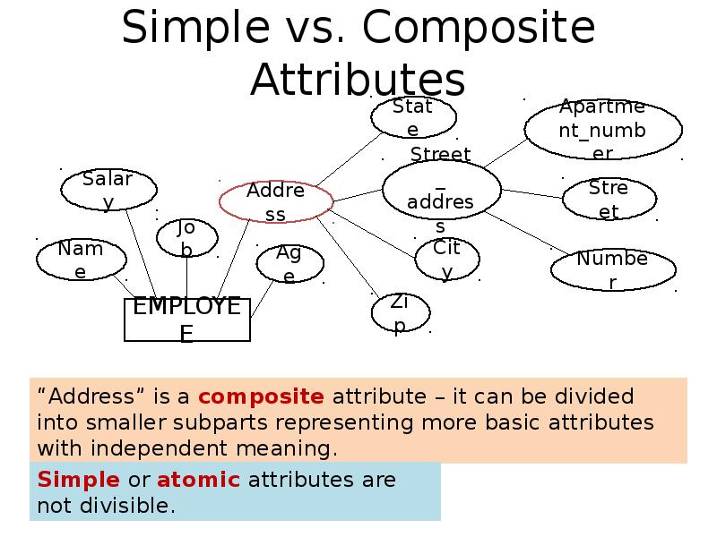 Simple vs. Composite Attributes