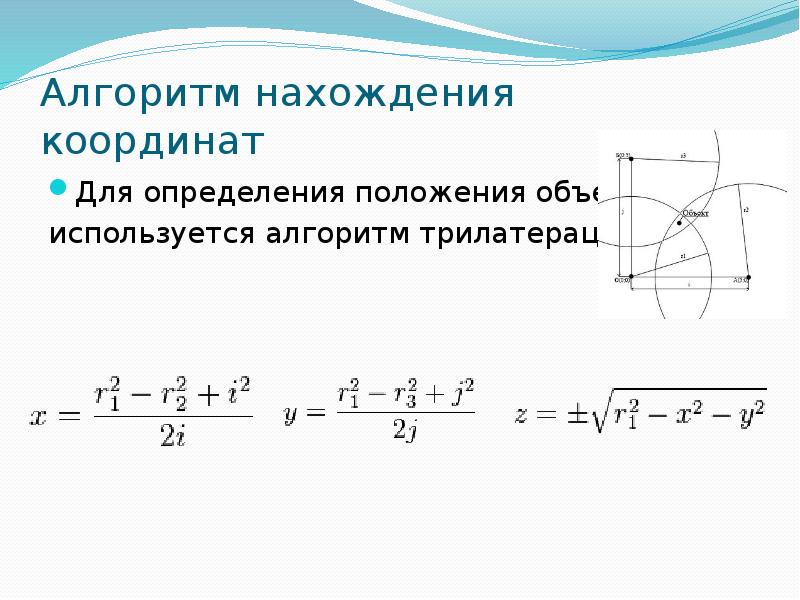 Координаты положения объекта. Координаты положения объекта