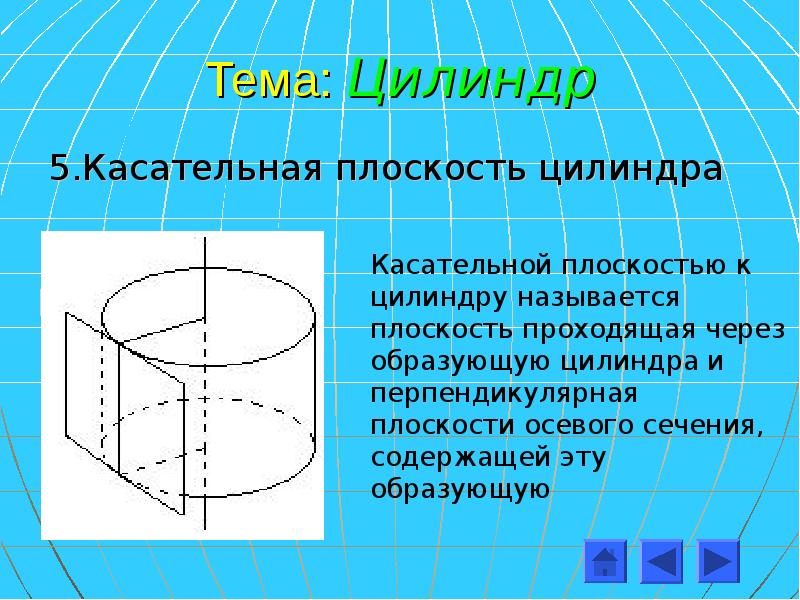 Презентация цилиндр 11 класс