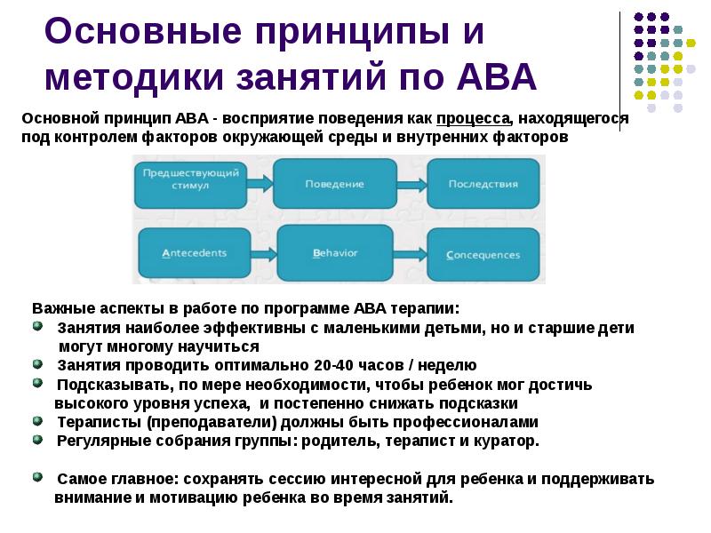 Идет работа стратегии работы с поведением учебный план интенсивной поведенческой терапии при аутизме