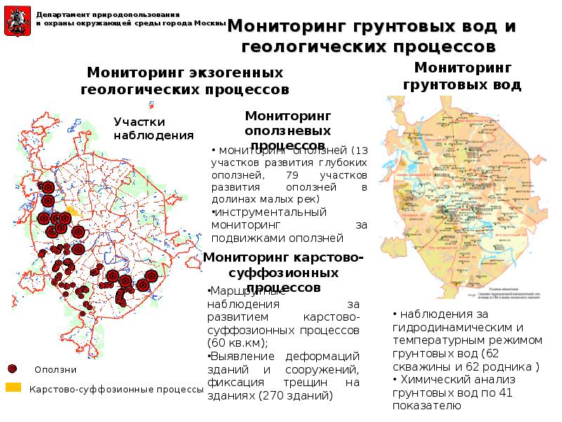 Карта карстовой опасности москвы