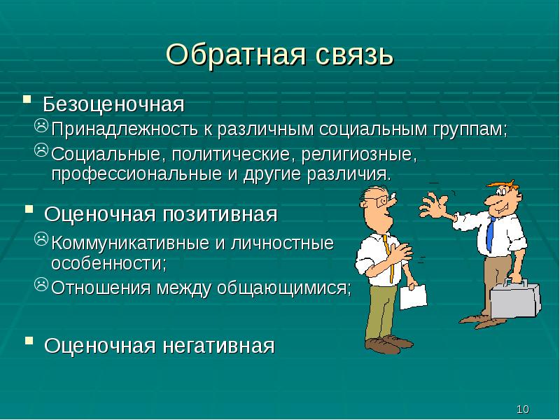 Коммуникативная сторона общения презентация