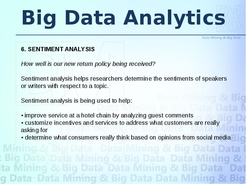 Big data data mining